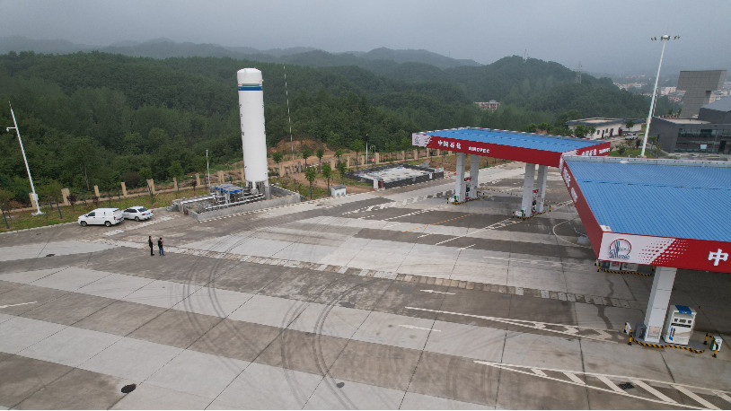佰焰科技—河南安居中国石化LNG加气站新建项目圆满完成